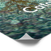 水中の風景 ポスター (角)