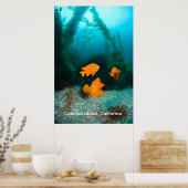 水中の風景 ポスター (キッチン)