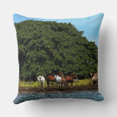 水中の馬 – コスタリカ クッション (裏面)