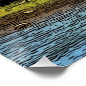 水中の馬 – コスタリカ ポスター (コーナー)