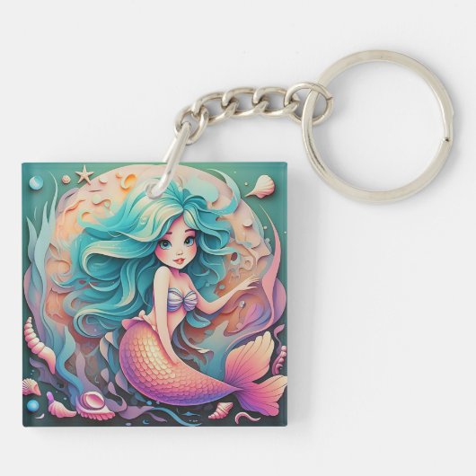 「水中の魔女」 キーホルダー (裏面)