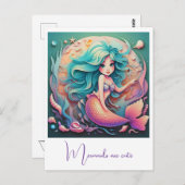 「水中の魔女」 ポストカード (正面/裏面)