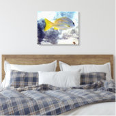 水中の魚 キャンバスプリント (インサイチュ (寝室))