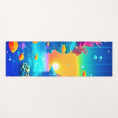 水中の鮮やか楽園が見つかった ヨガマット (正面(横))