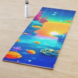 水中の鮮やか楽園が見つかった ヨガマット