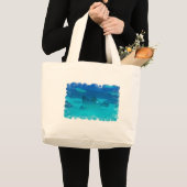 水中アカエイ ラージトートバッグ (正面(商品))