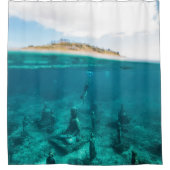 水中アドベンチャースイミング シャワーカーテン (正面)