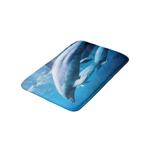 水中イルカ バスマット (アングル)