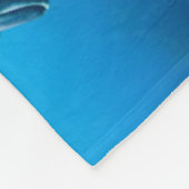 水中イルカ フリースブランケット (角)