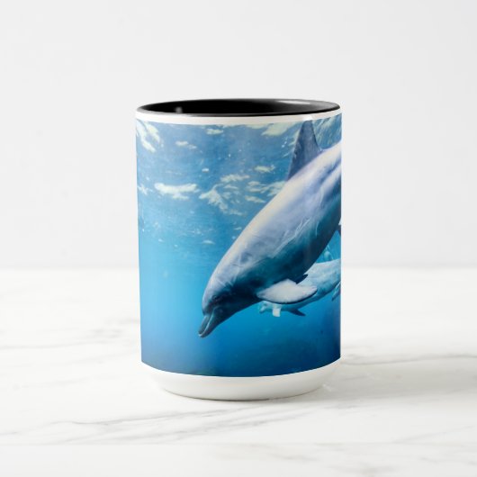 水中イルカ マグカップ (中央)