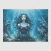 水中ウィスパー – デコページ – 薄葉紙 (正面)