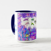 水中ウミガメ友だちコーヒーマグ マグカップ (正面左)