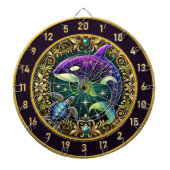 水中エレガンスオルカダートボードデコール ダーツボード (正面)