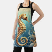 水中エレガントを泳ぐ海馬 エプロン (インサイチュ)