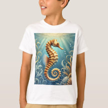 水中エレガントを泳ぐ海馬