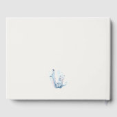 水中エレガント海藻コーラル結婚ズ ゲストブック (裏面)