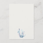 水中カニサンゴ航海のの結婚詳細 エンクロージャーカード (裏面)