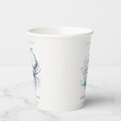水中カニ航海のコーラルエイジ誕生日 紙コップ (左)