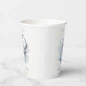 水中カニ航海のコーラルエイジ誕生日 紙コップ (右)