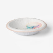 水中カラフルクラゲ結婚ズ ペーパーボウル (傾斜あり)