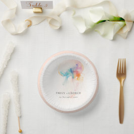 水中カラフルクラゲ結婚ズ ペーパーボウル