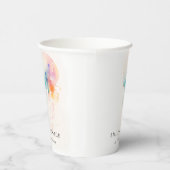 水中カラフルクラゲ結婚ズ 紙コップ (右)
