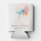 水中カラフルクラゲ結婚ズ 缶クーラー (裏面)