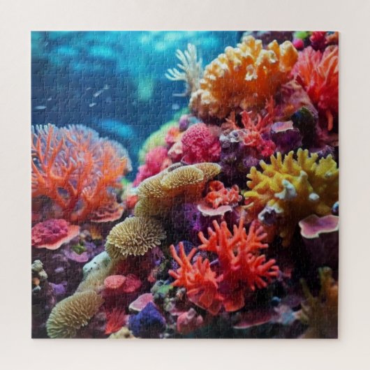 水中カラフルサンゴ ジグソーパズル (縦)