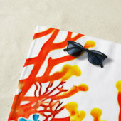 水中カラフルシーライフデザイン ビーチタオル (インサイチュ)