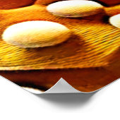 水中カラフルシーライフデザイン ポスター (角)