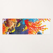 水中カラフルシーライフデザイン ヨガマット (正面(横))