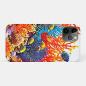 水中カラフルシーライフデザイン Case-Mate iPhoneケース (裏面(横))