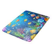 水中カラフルシーン バスマット (アングル)