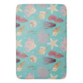 水中カラフル生活パターン バスマット (正面縦)