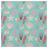 水中カラフル生活パターン ファブリック (見本)