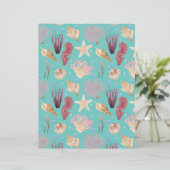 水中カラフル生活模様スクラップブック紙 (スタンド正面)