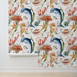 水中カラフル航海の海の動物ライフ 壁紙