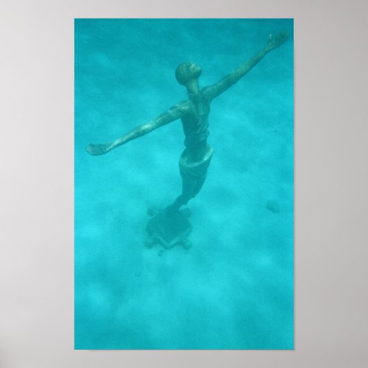 水中キリスト ポスター (正面)