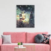 水中キングダムキャンバスプリント キャンバスプリント (インサイチュ (リビング))