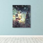 水中キングダムキャンバスプリント キャンバスプリント (インサイチュ (ウッドフロア))