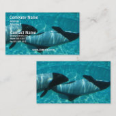 水中クジラの名刺 名刺 (正面/裏面)