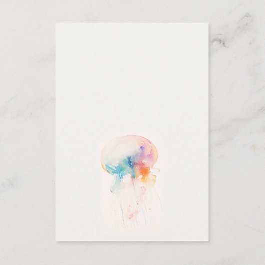 水中クラゲ結婚詳細 エンクロージャーカード (裏面)