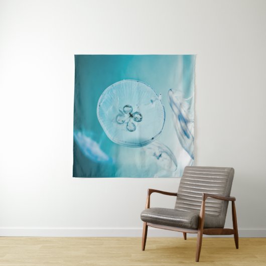 水中クラゲ類 タペストリー (インサイチュ(横))