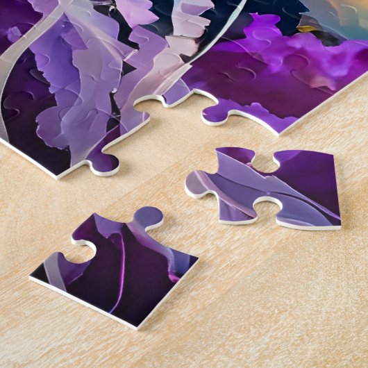 水中クラゲ ジグソーパズル (側面)