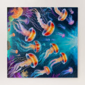 水中クラゲ ジグソーパズル (横)