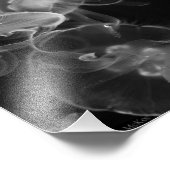 水中クラゲ フォトプリント            (角)