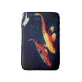 水中コイの魚 バスマット (正面縦)