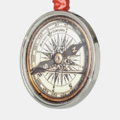 水中コンパス メタルオーナメント (左)