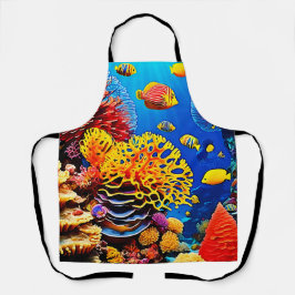 水中コーラルガーデンデザイン エプロン