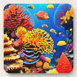 水中コーラルガーデンデザイン コースター
